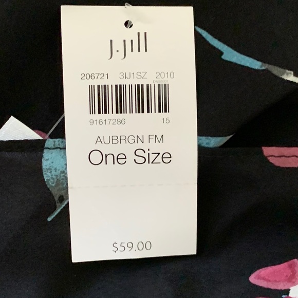 J.Jill floral melody infinity scarf